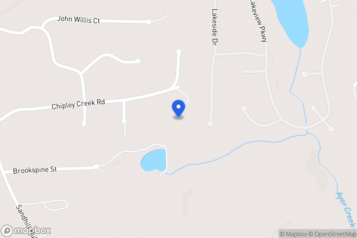 Map of 165 Chipley Creek Dr
