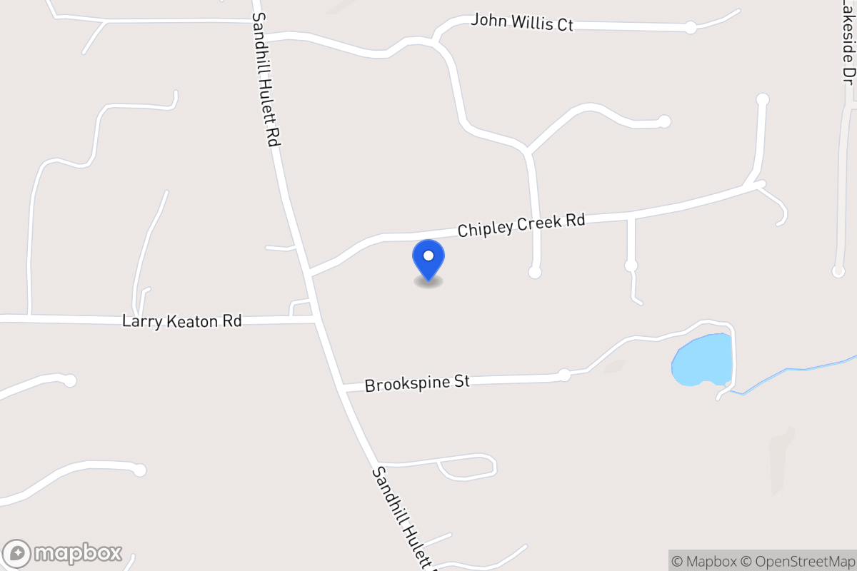 Map of 55 Chipley Creek Dr