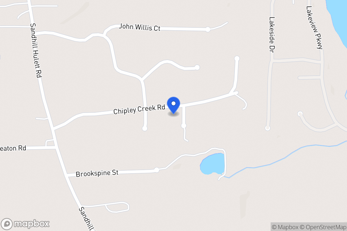 Map of 141 Chipley Creek Dr