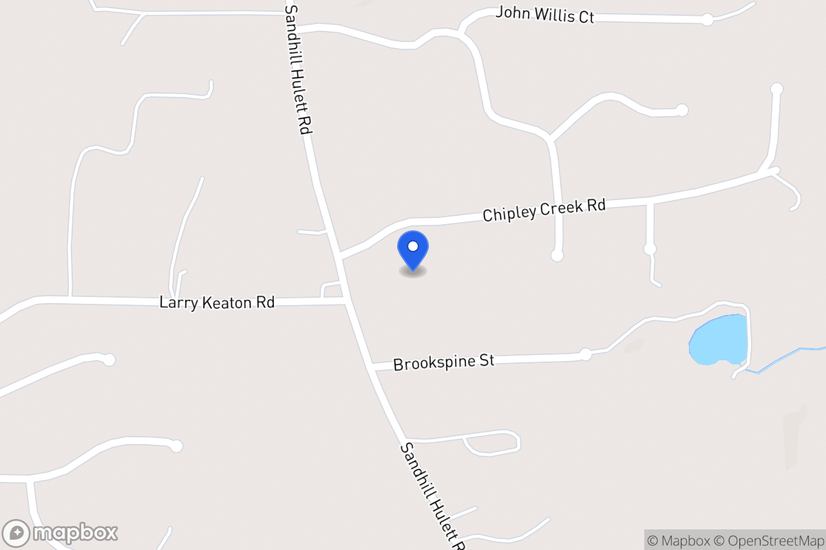 Map of 33 Chipley Creek Dr