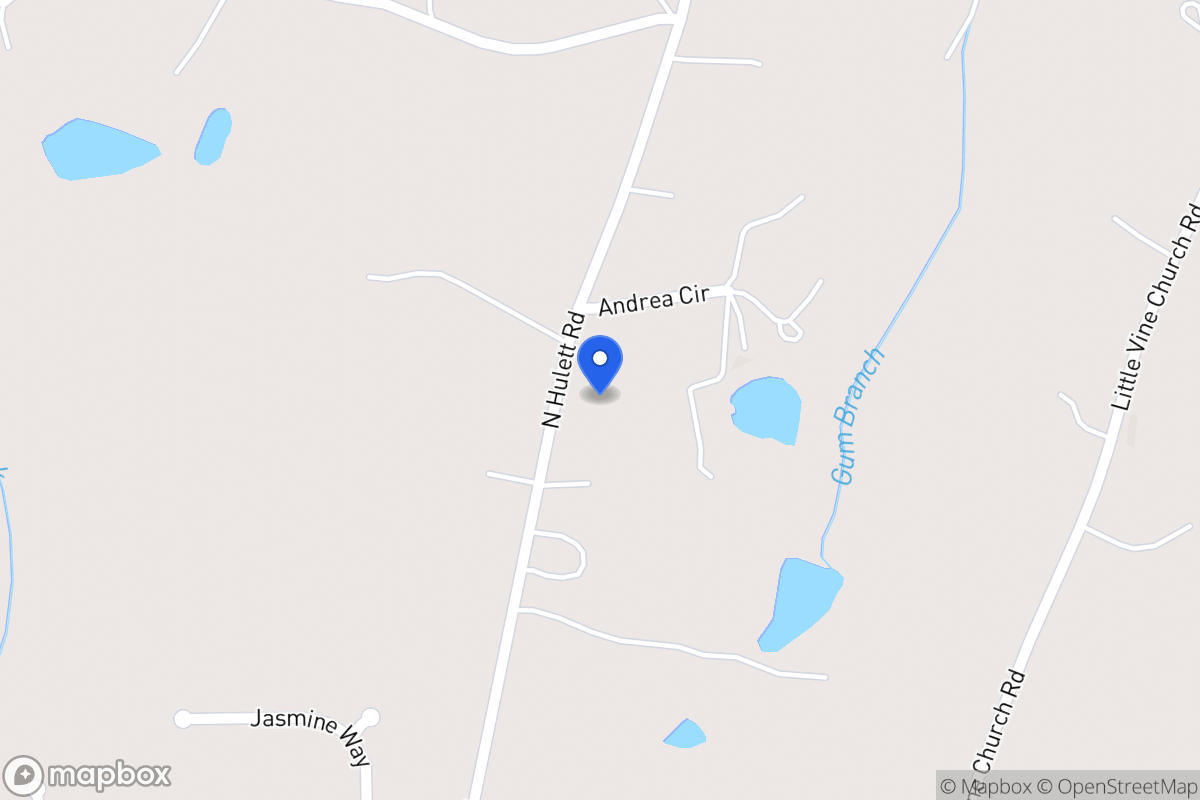 Map of 449 N Hulett Rd