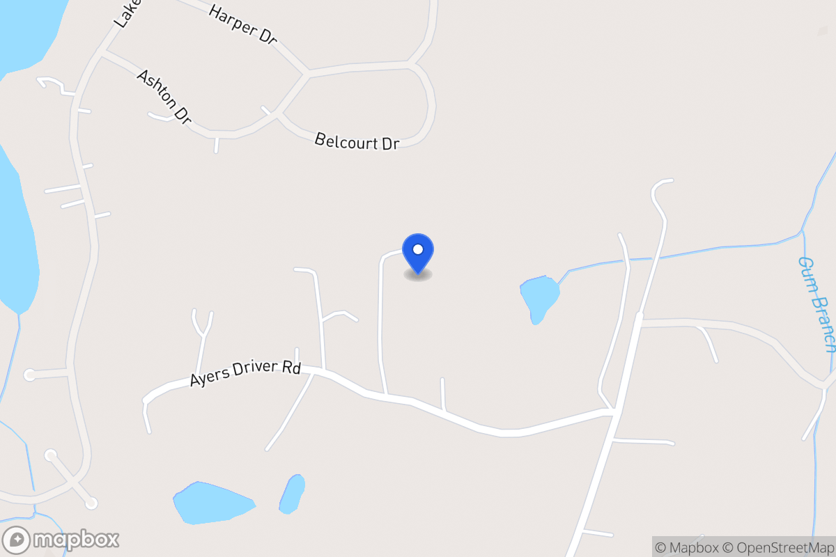Map of 101 Ayers Driver Rd
