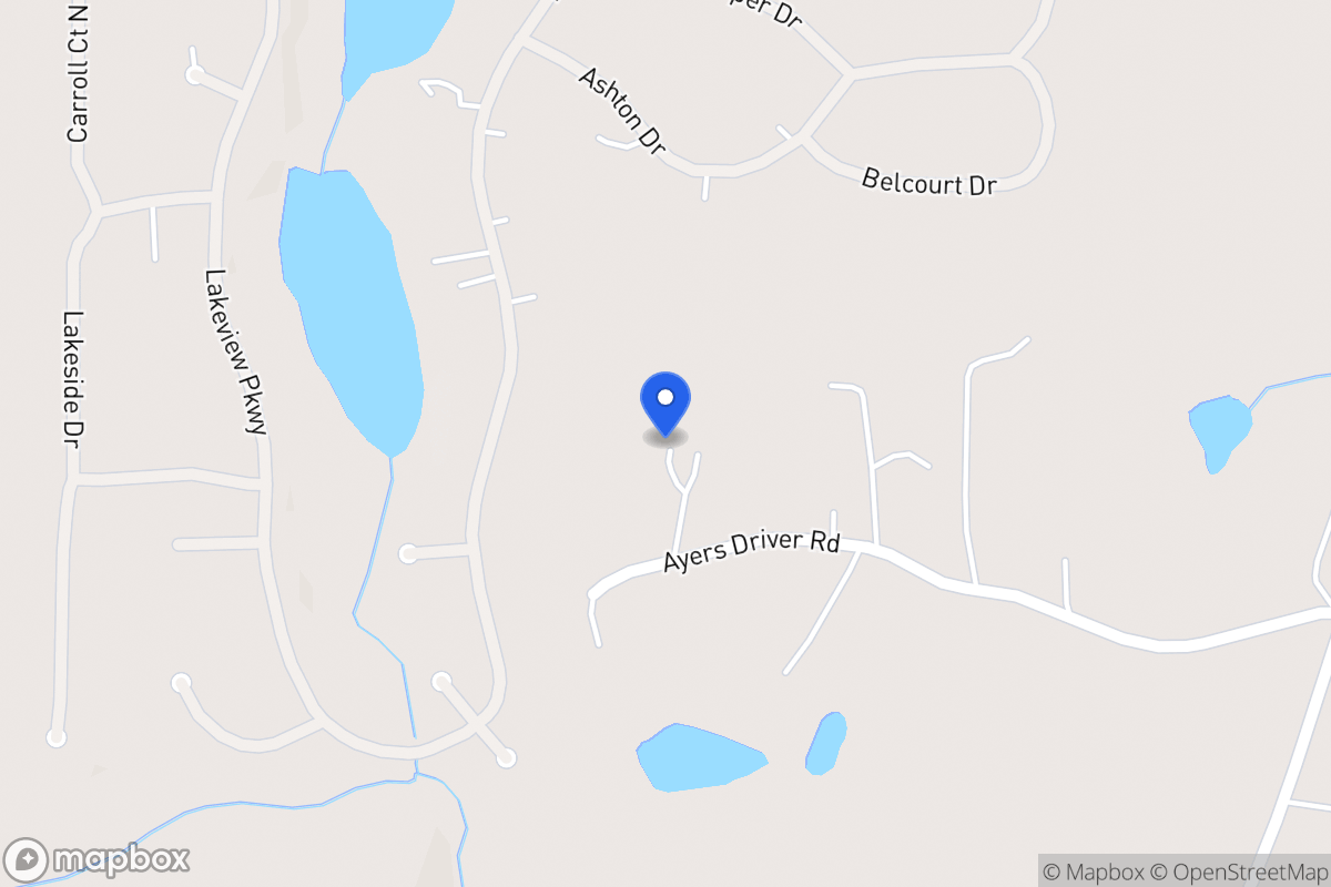 Map of 195 Ayers Driver Rd
