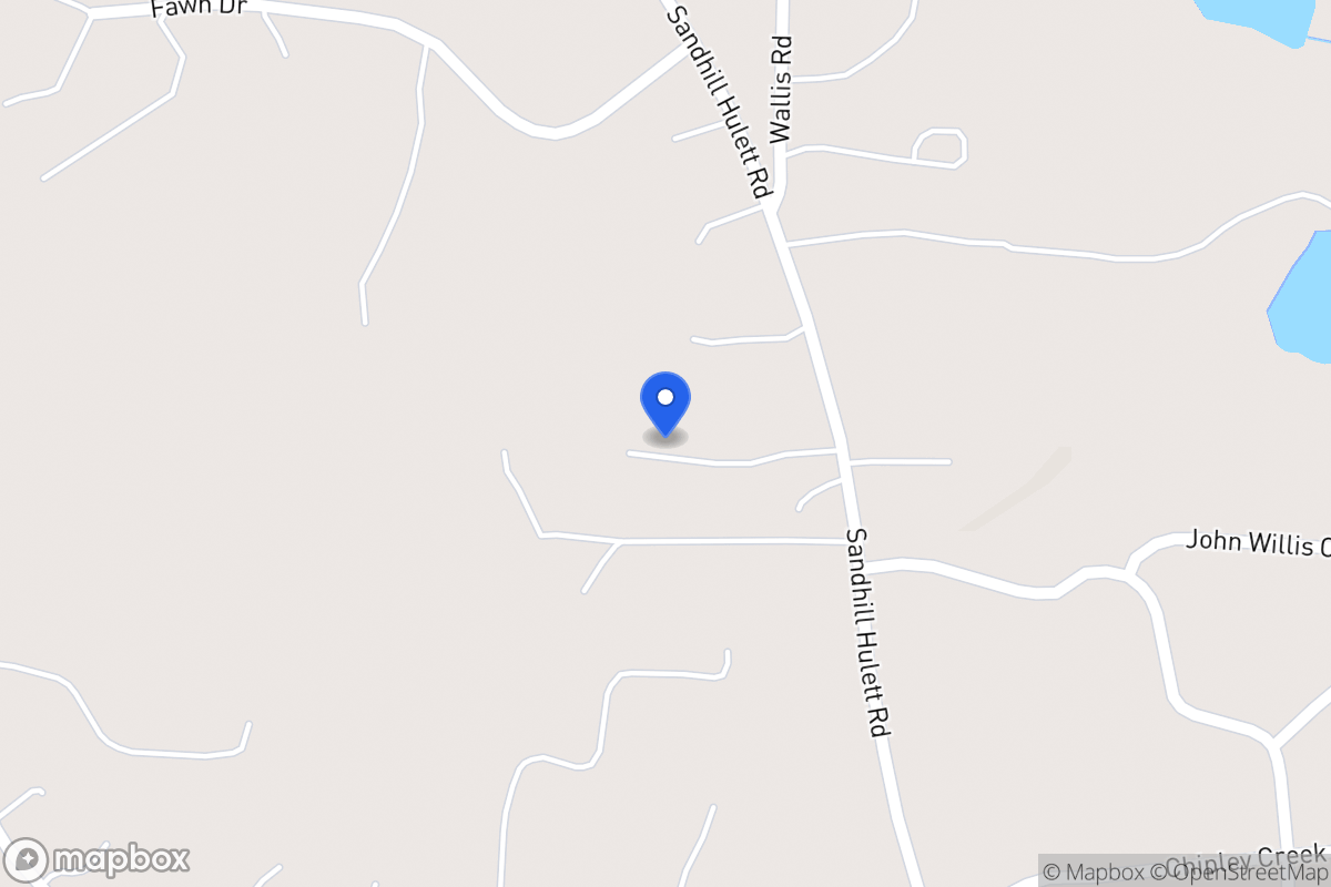 Map of 1251 Sandhill Hulett Rd
