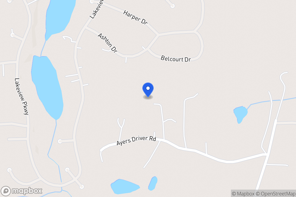Map of 135 Ayers Driver Rd