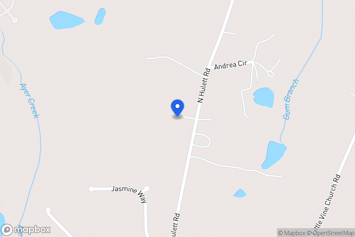 Map of 428 N Hulett Rd