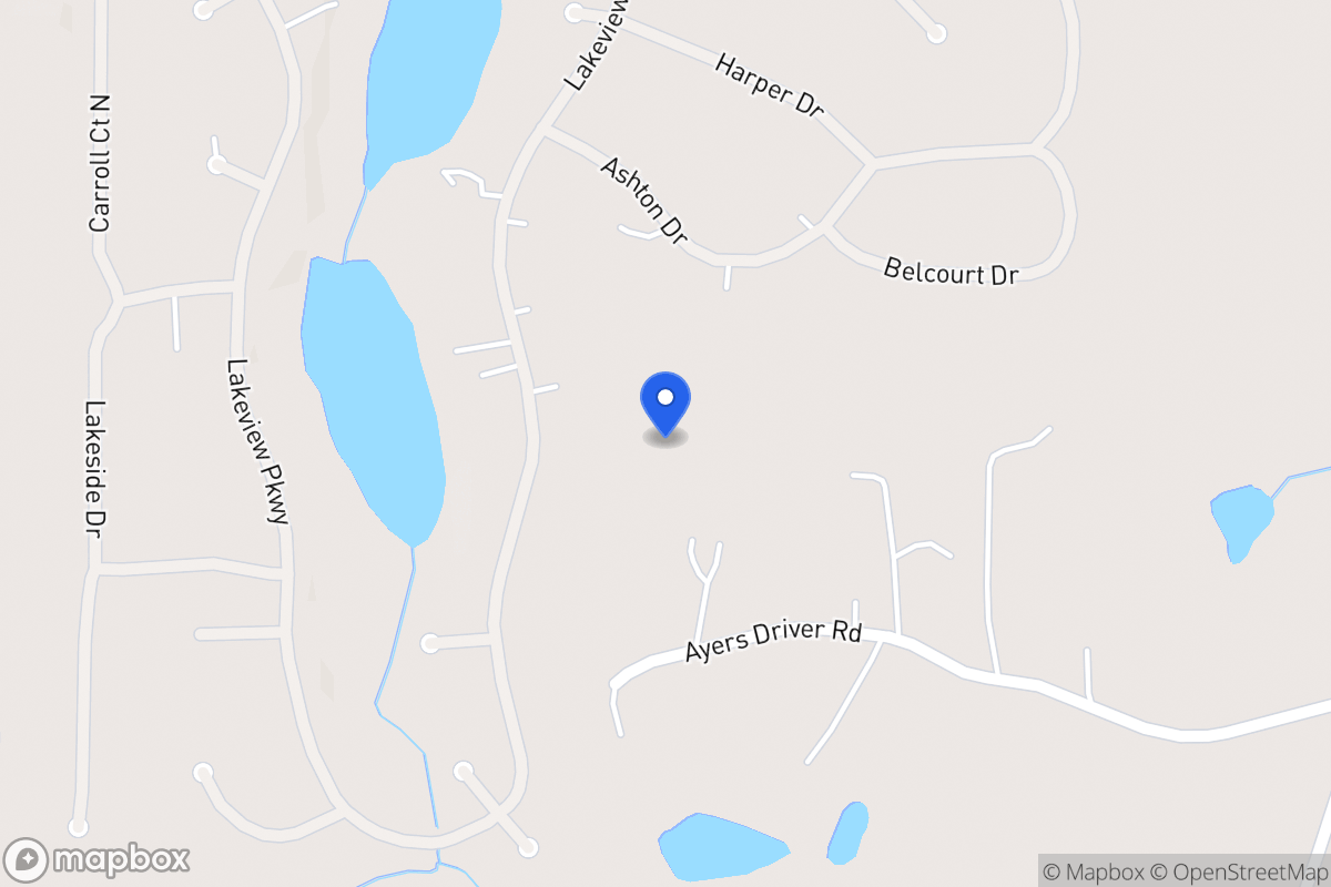 Map of 215 Ayers Driver Rd