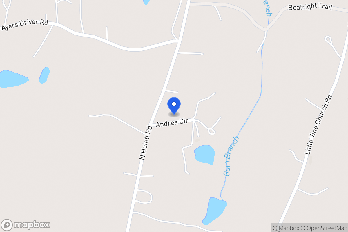Map of 493 N Hulett Rd