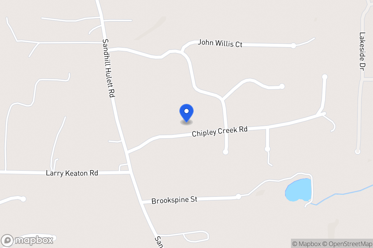 Map of 60 Chipley Creek Dr