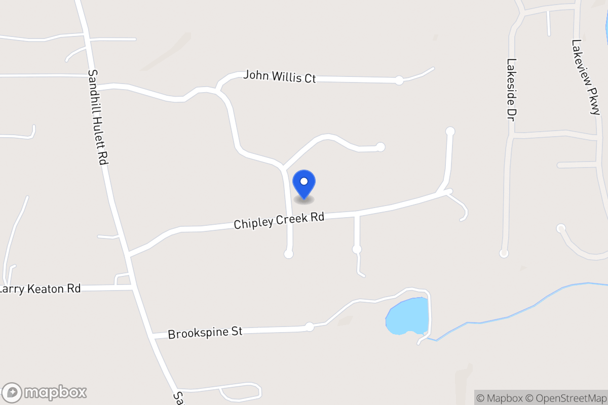 Map of 120 Chipley Creek Dr
