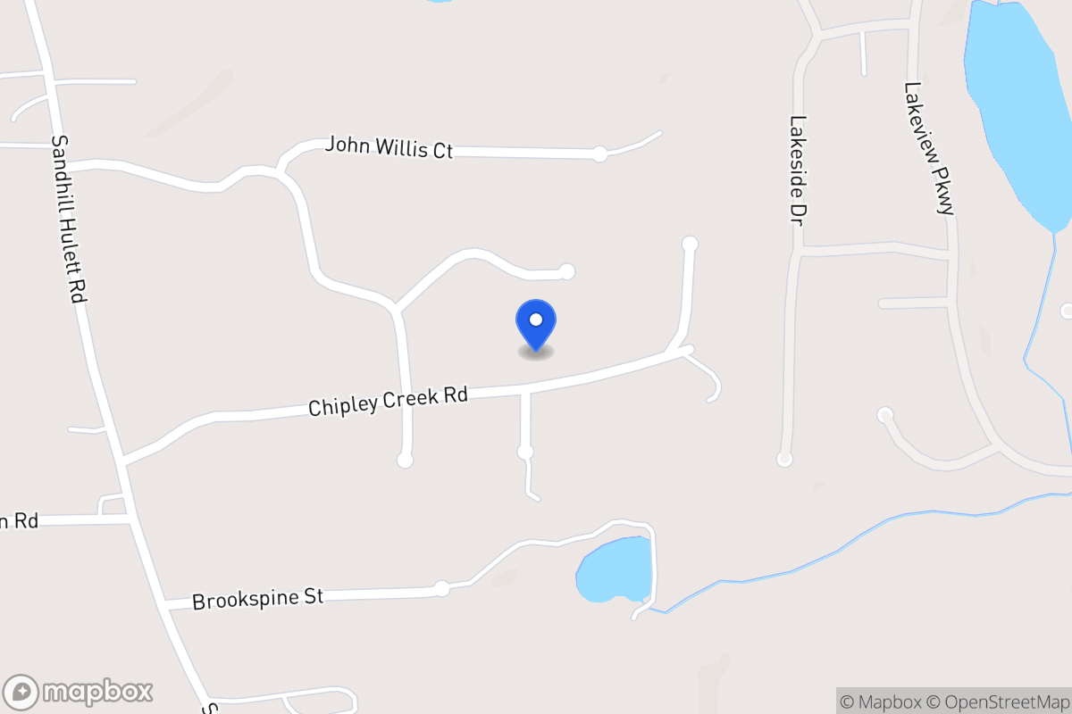 Map of 160 Chipley Creek Dr