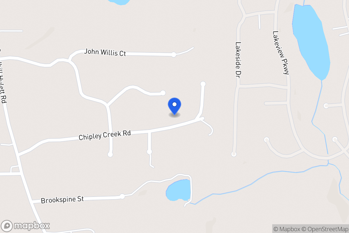 Map of 180 Chipley Creek Dr