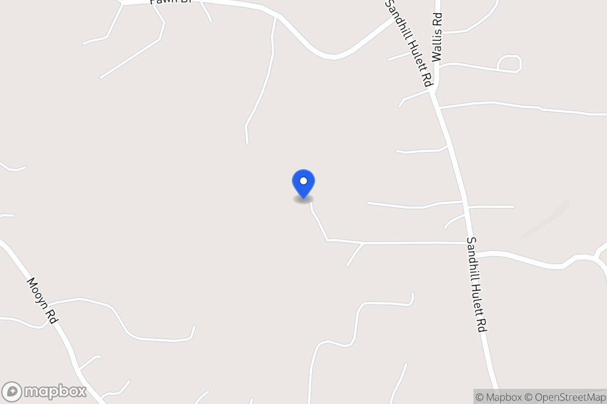 Map of 1283 Sandhill Hulett Rd