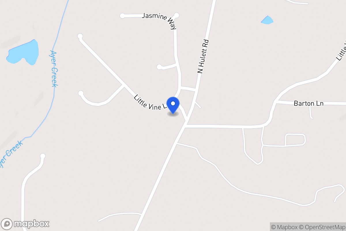 Map of 100 Little Vine Ln