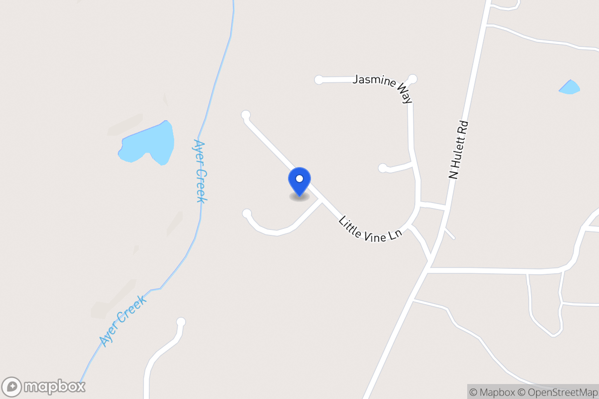 Map of 142 Little Vine Ln