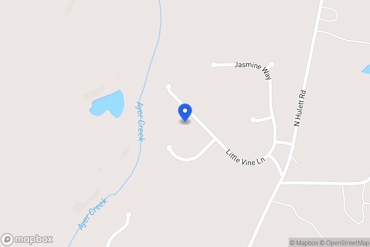Map of 154 Little Vine Ln