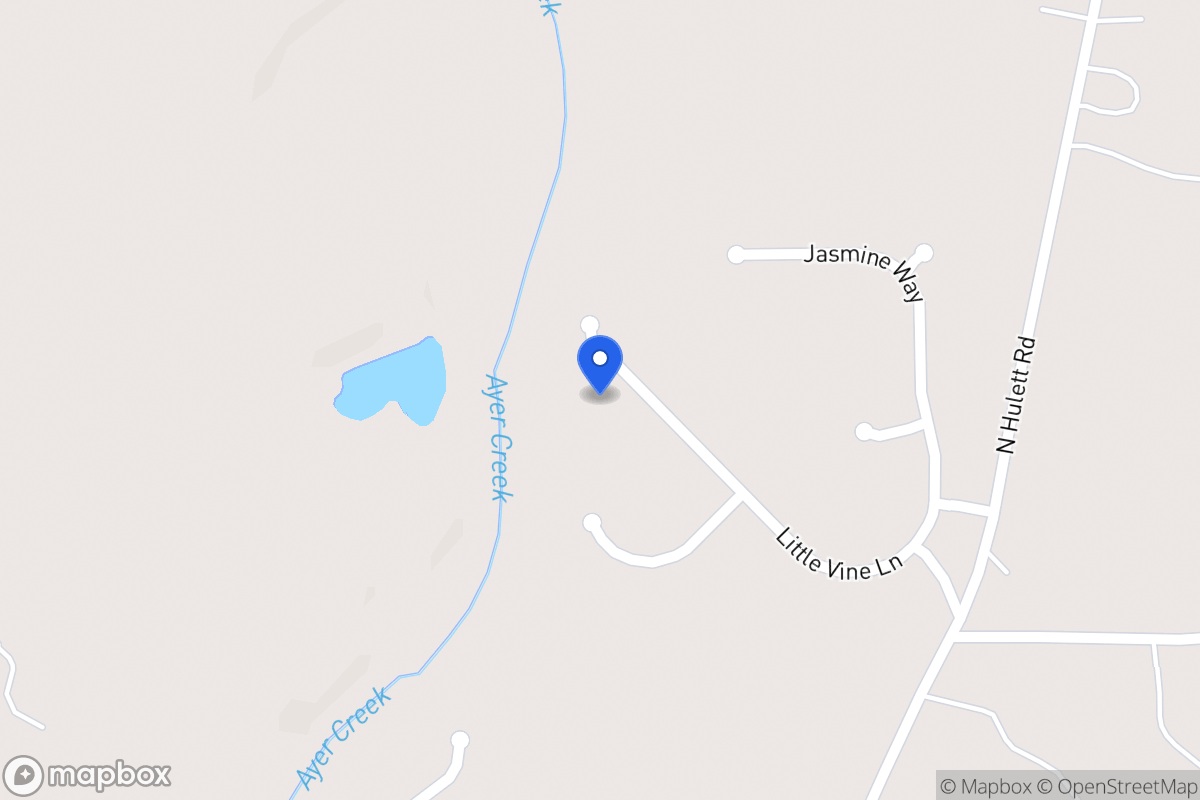 Map of 166 Little Vine Ln