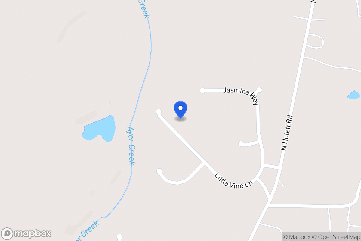 Map of 167 Little Vine Ln