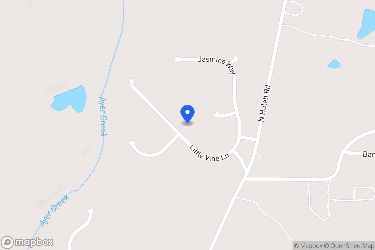 Map of 137 Little Vine Ln