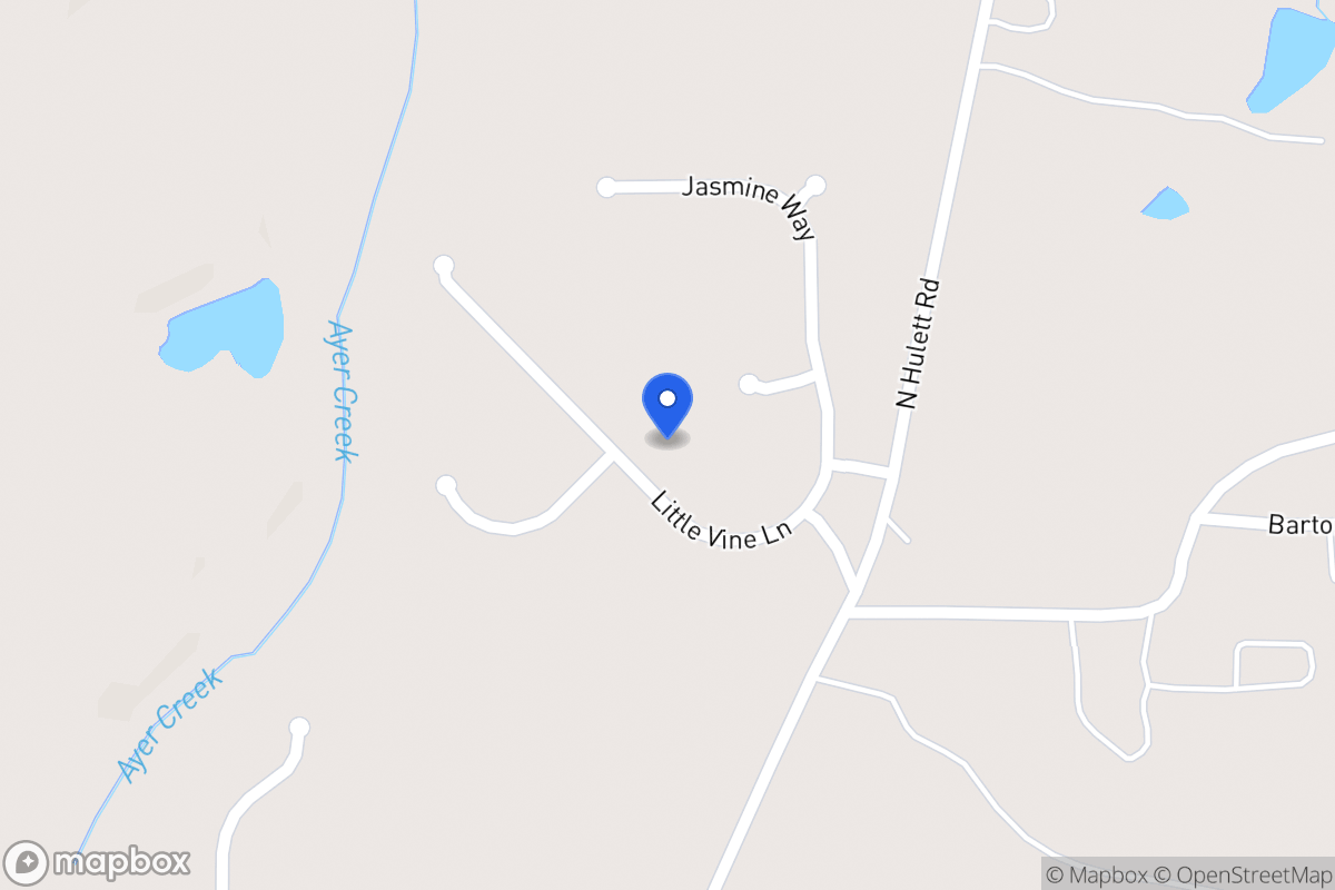 Map of 131 Little Vine Ln
