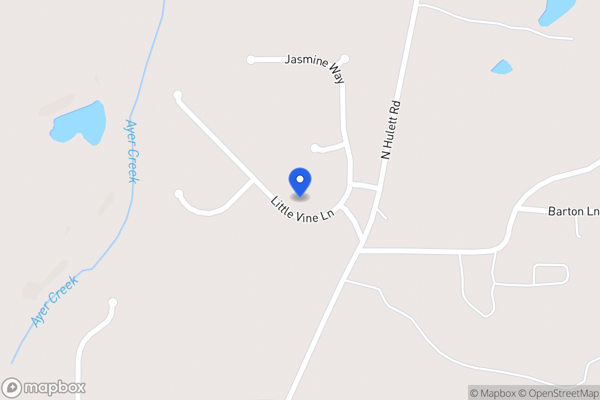 Map of 119 Little Vine Ln