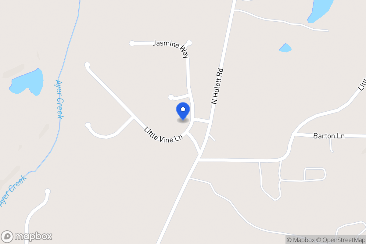 Map of 95 Little Vine Ln