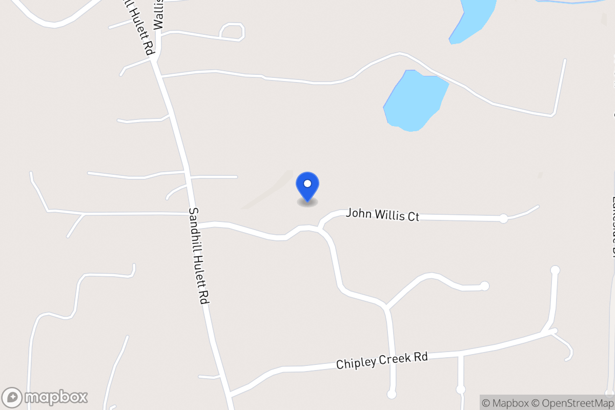 Map of 136 John Willis Ct