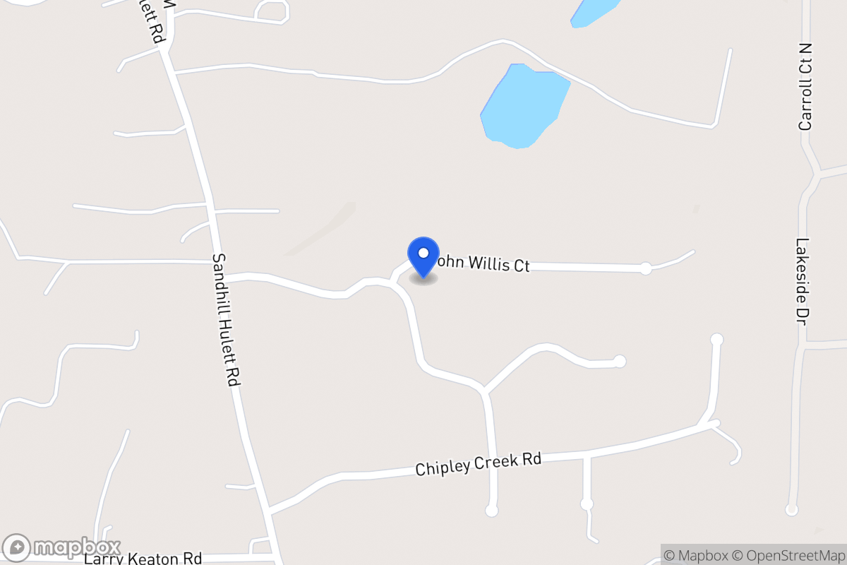 Map of 305 John Willis Ct