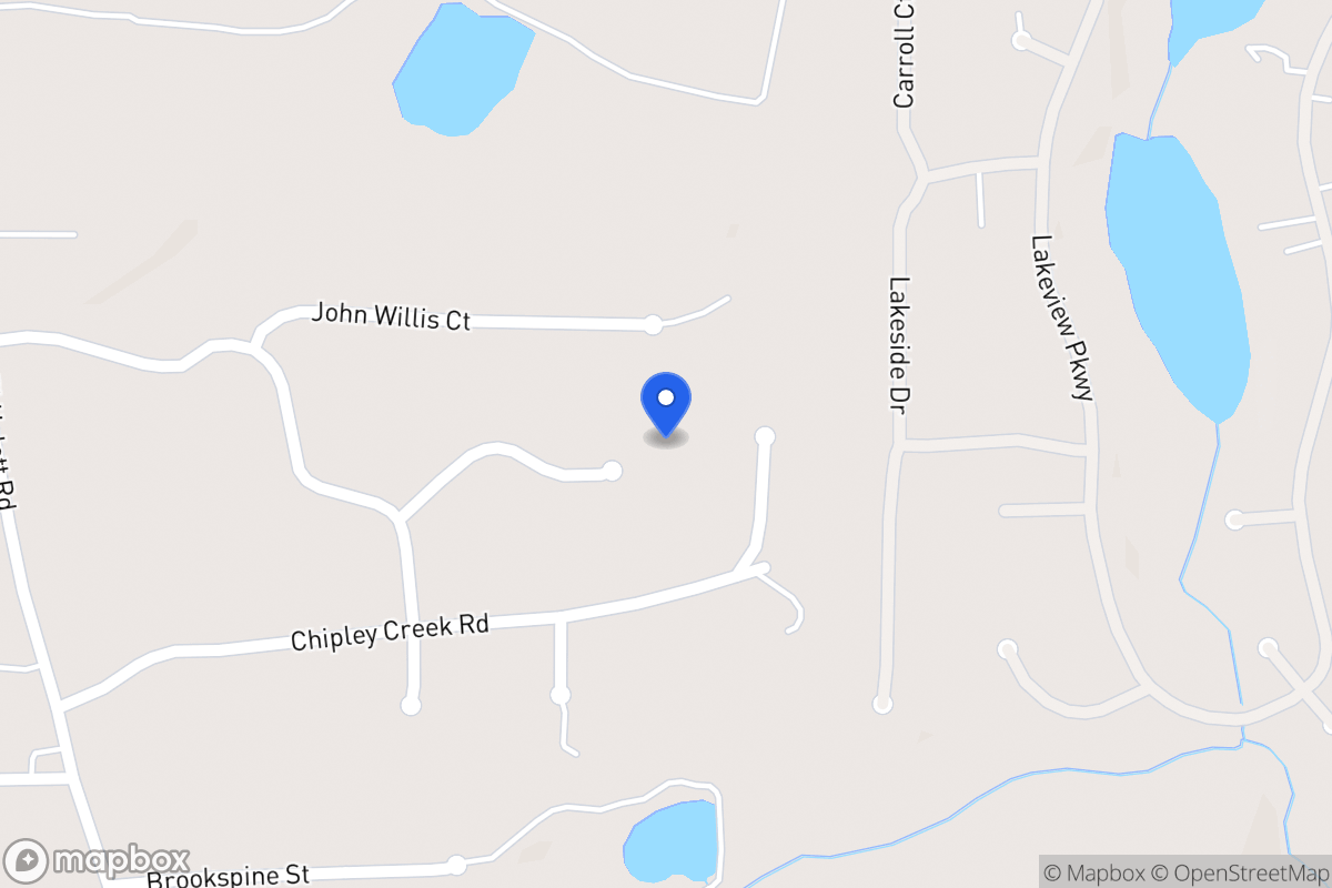 Map of 136 Fox Wood Ct