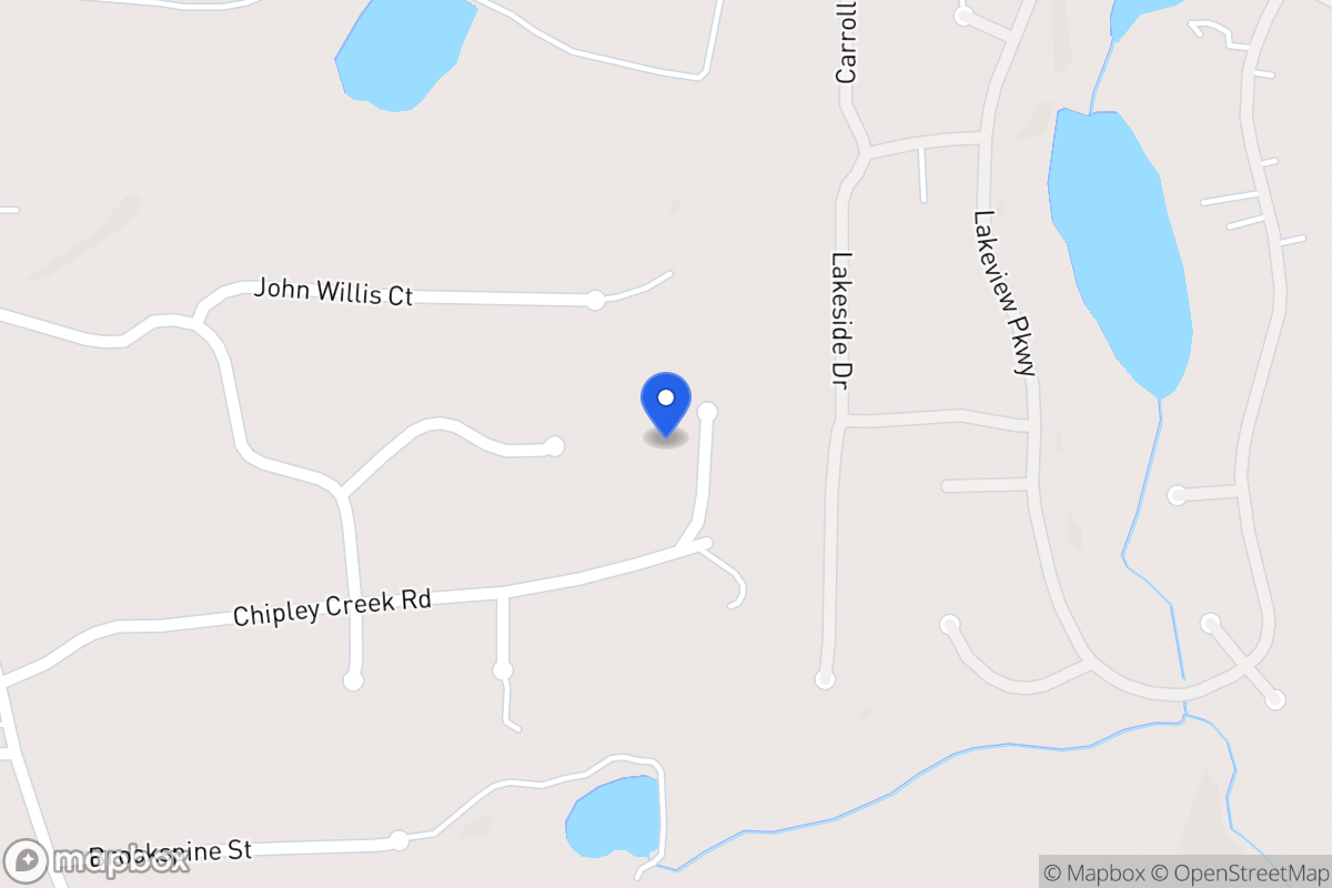Map of 214 Chipley Creek Dr