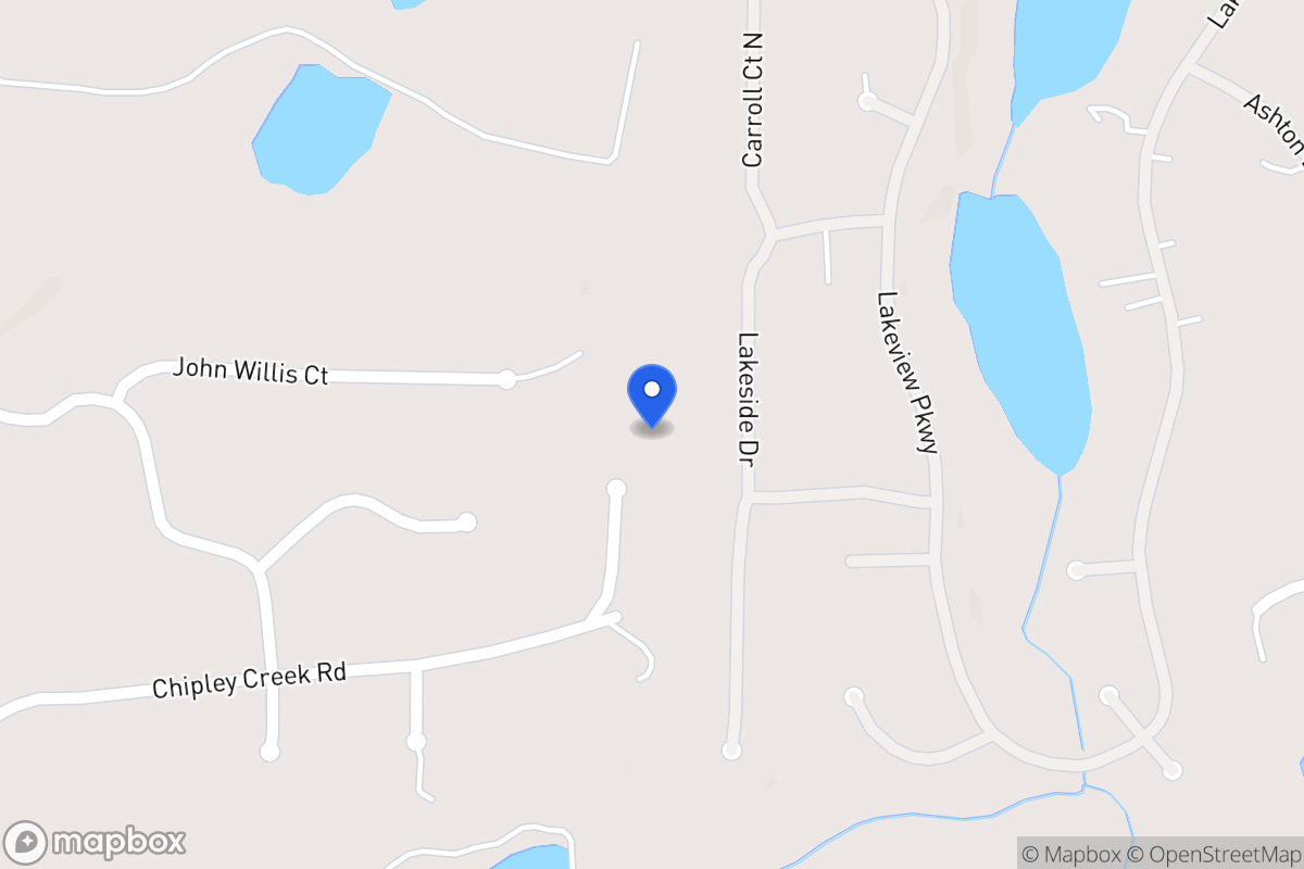 Map of 223 Chipley Creek Dr