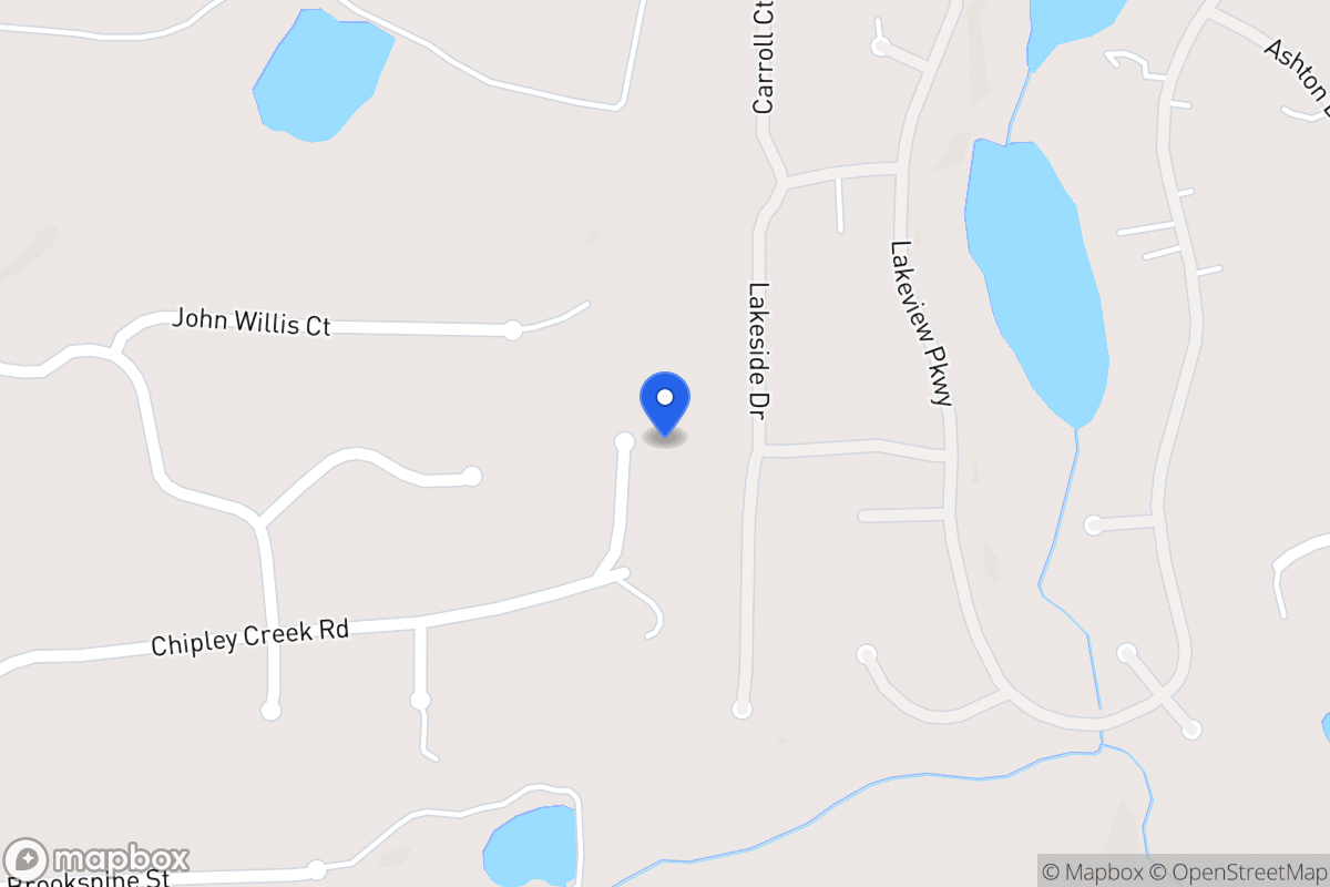 Map of 219 Chipley Creek Dr