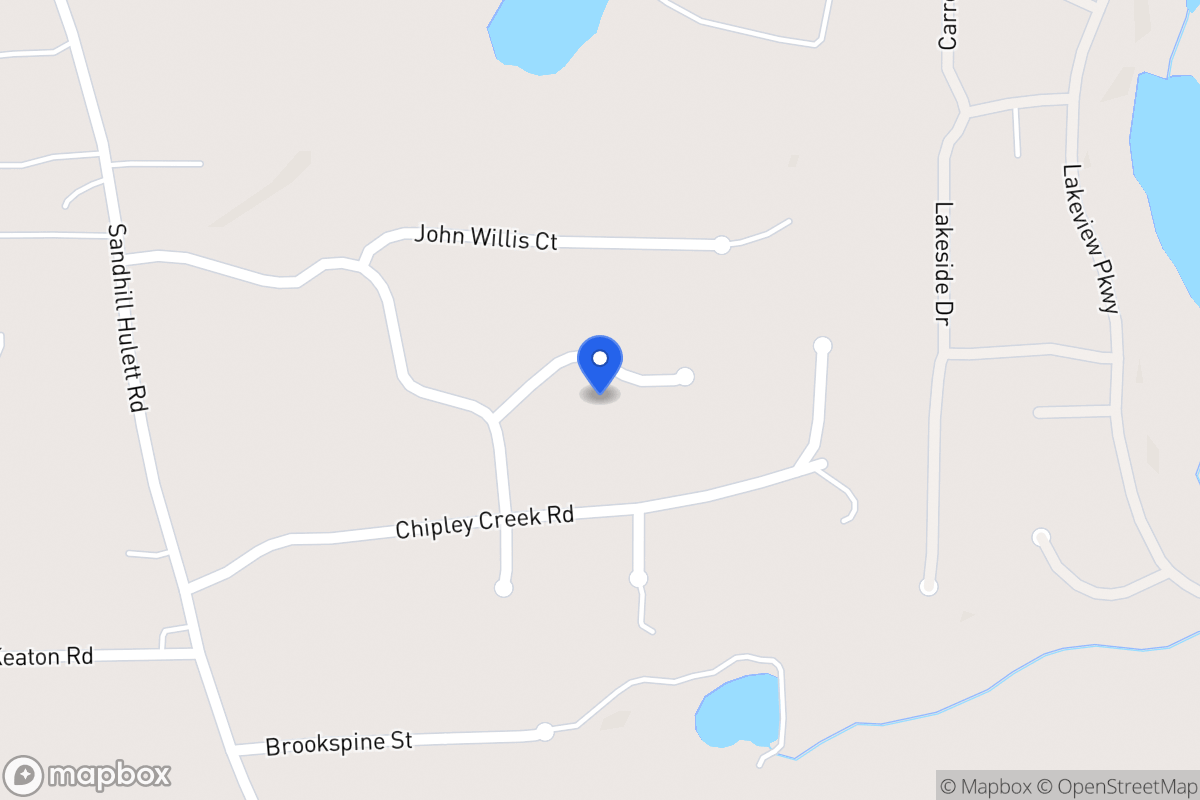 Map of 121 Fox Wood Ct