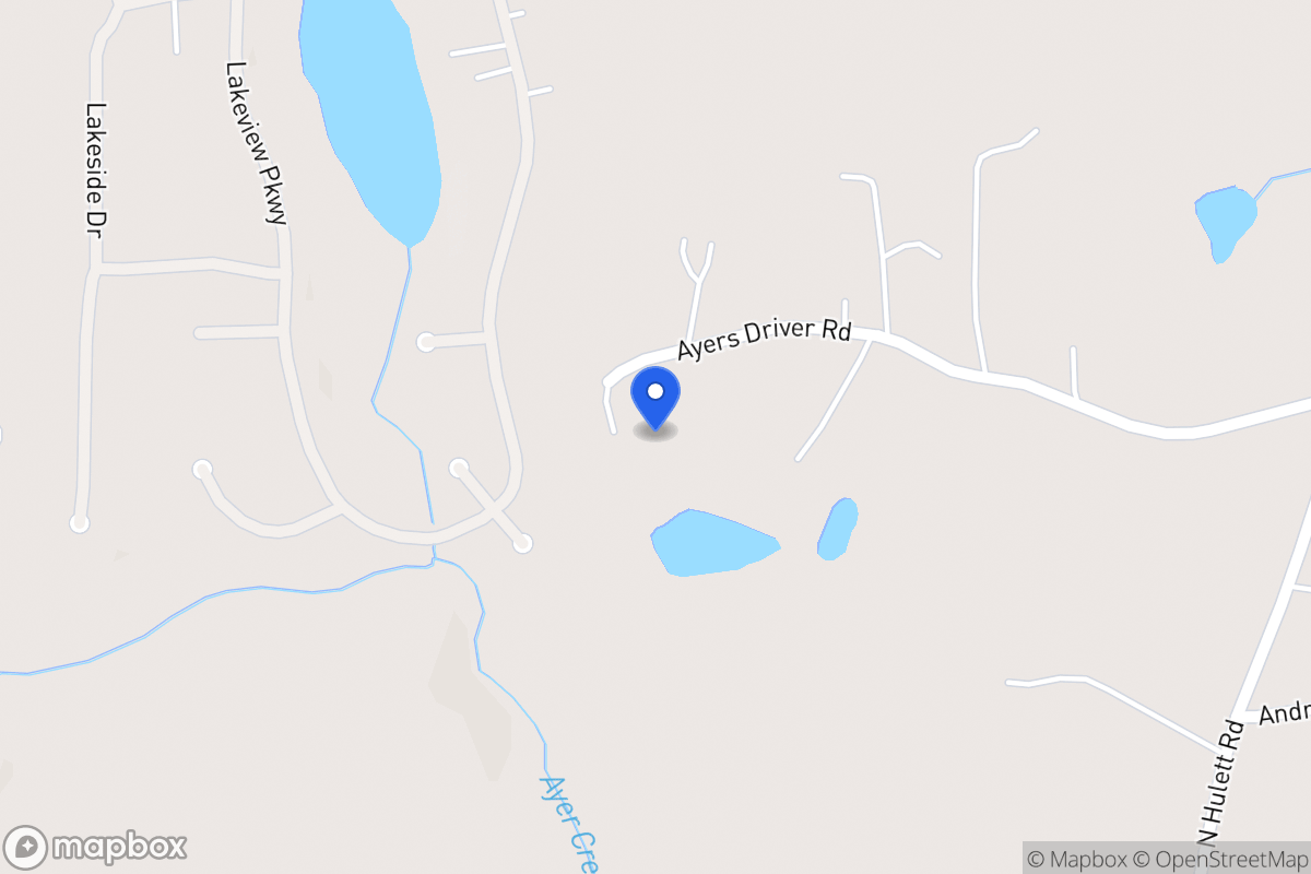 Map of 168 Ayers Driver Rd