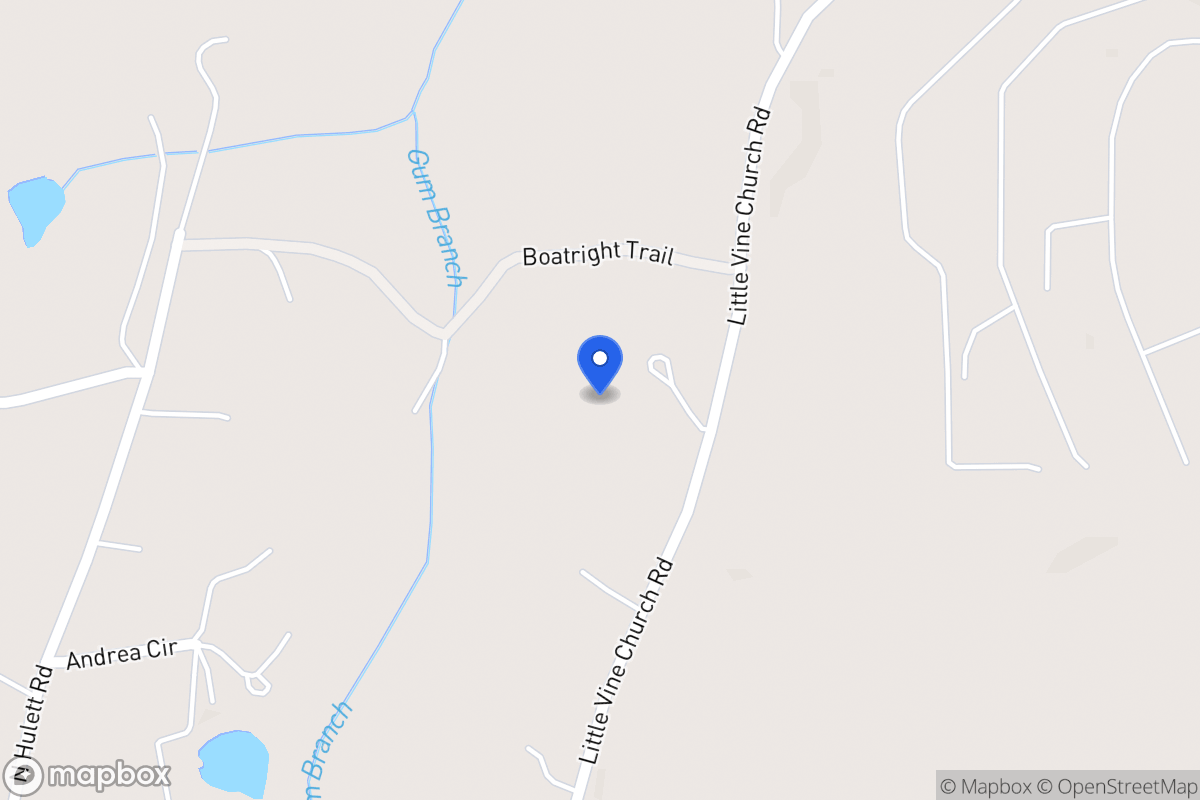 Map of 484 Little Vine Church Rd