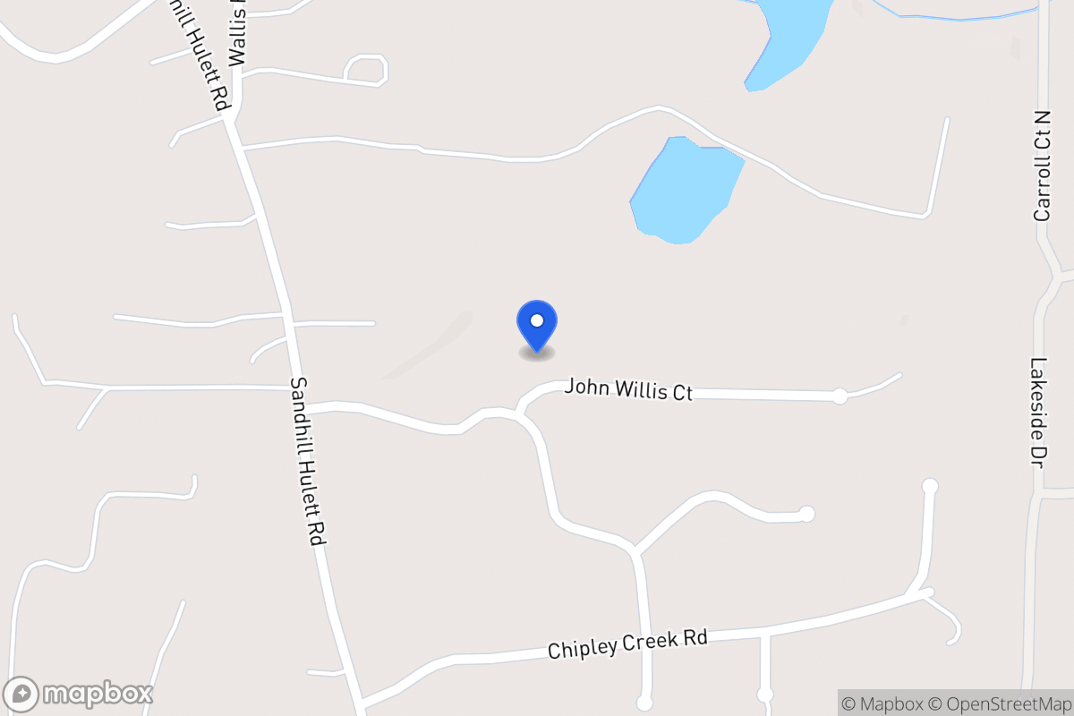 Map of 304 John Willis Ct