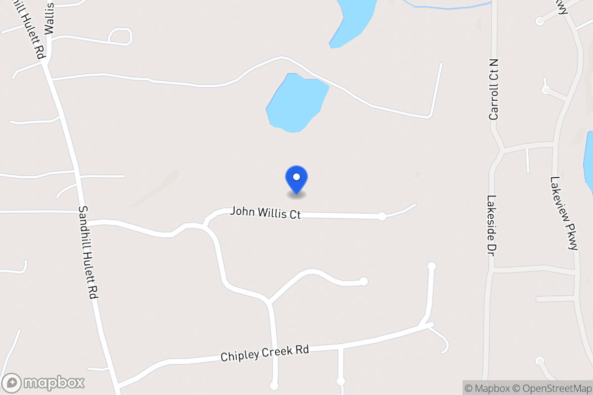 Map of 320 John Willis Ct