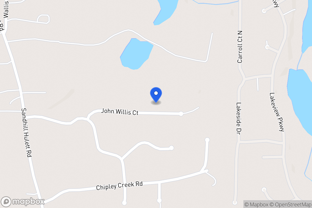 Map of 328 John Willis Ct