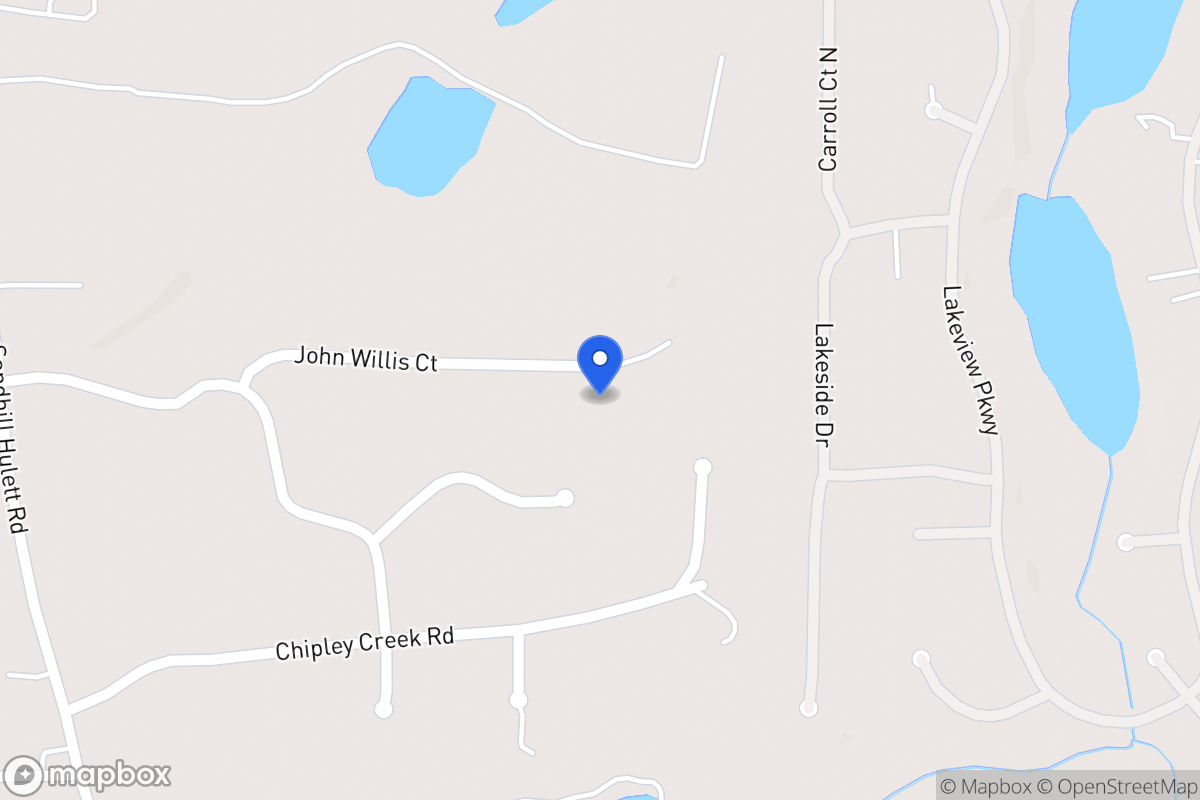 Map of 341 John Willis Ct