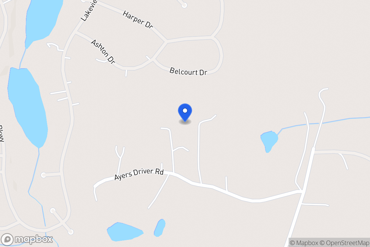 Map of 111 Ayers Driver Rd