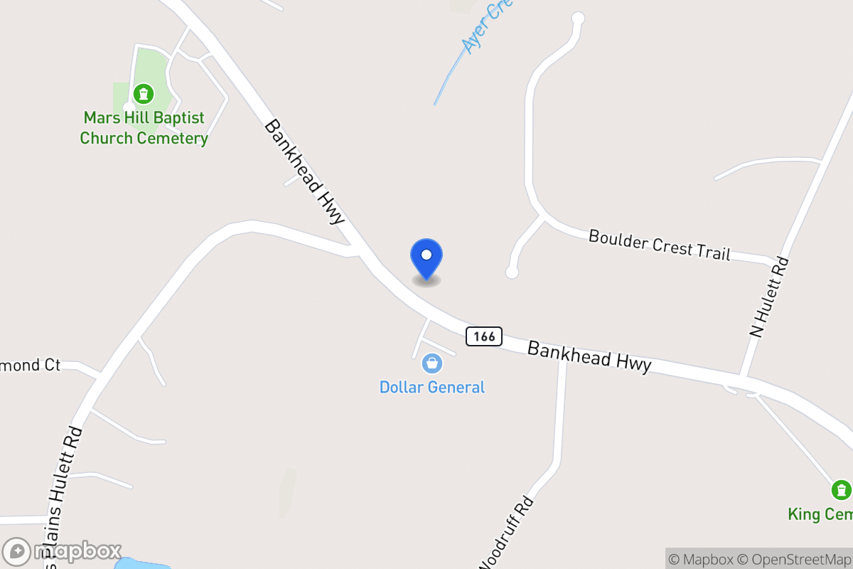 Map of 4738 E 166 Hwy