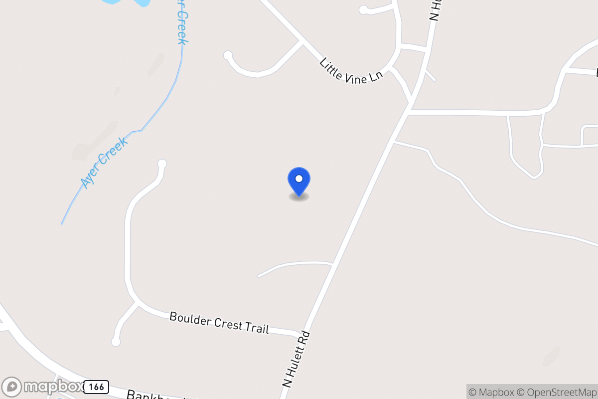 Map of 110 N Hulett Rd