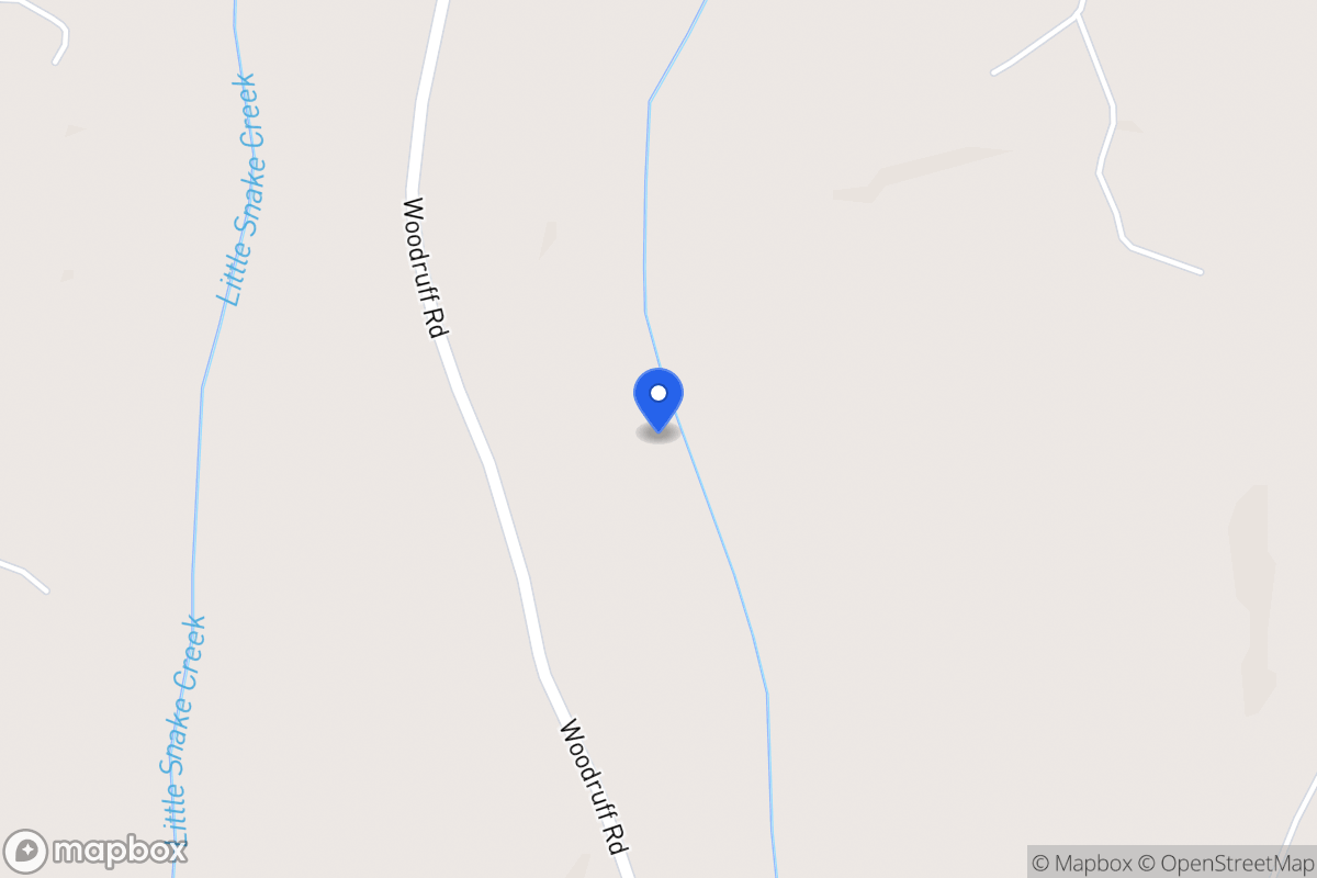 Map of Woodruff Rd