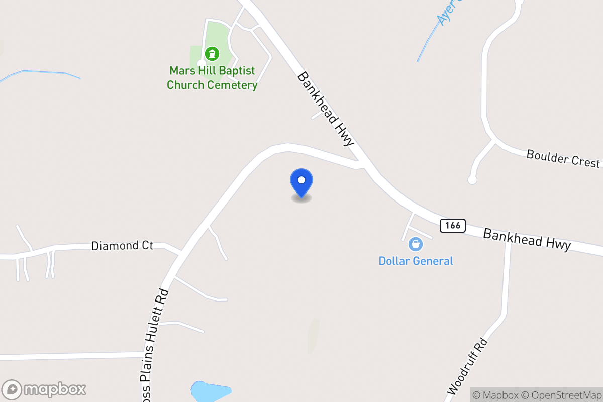 Map of 36 Cross Plains Hulett Rd