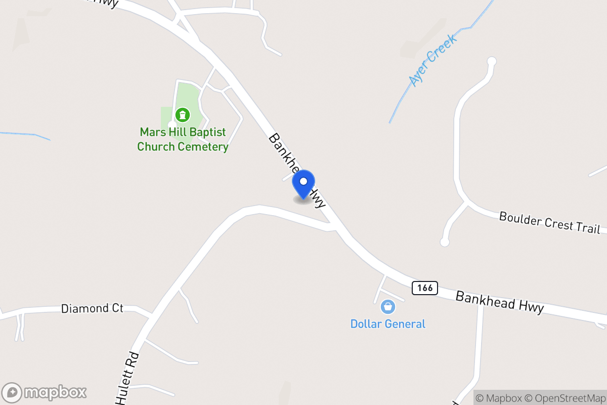 Map of 4673 E 166 Hwy