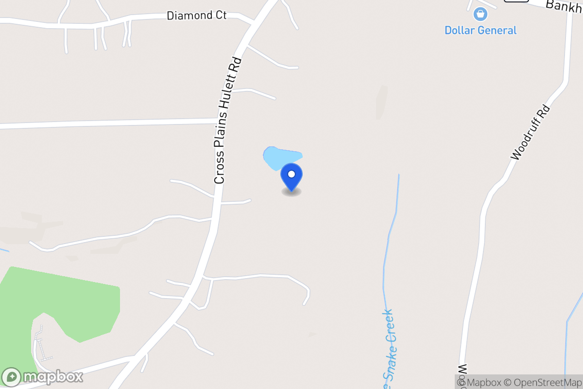 Map of 272 Cross Plains Hulett Rd
