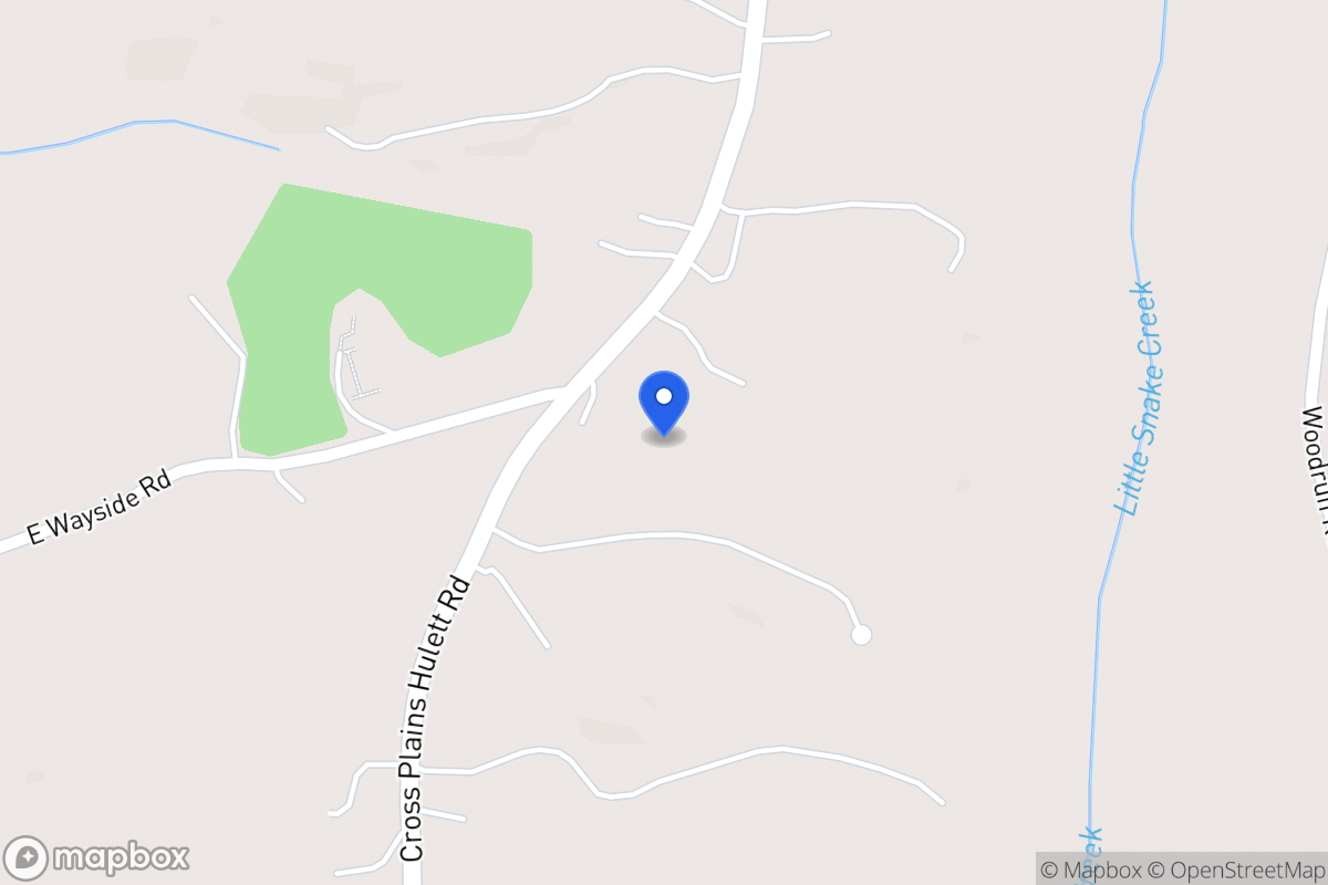Map of 400 Cross Plains Hulett Rd