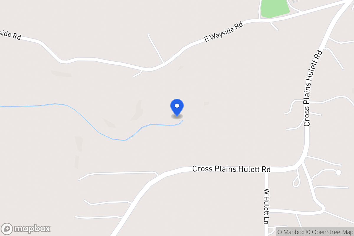 Map of 733 Cross Plains Hulett Rd