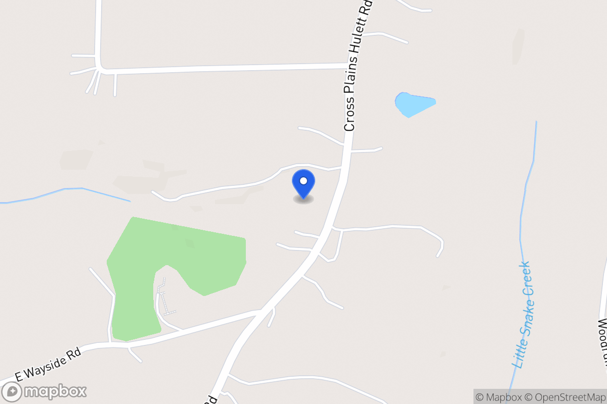 Map of 301 Cross Plains Hulett Rd