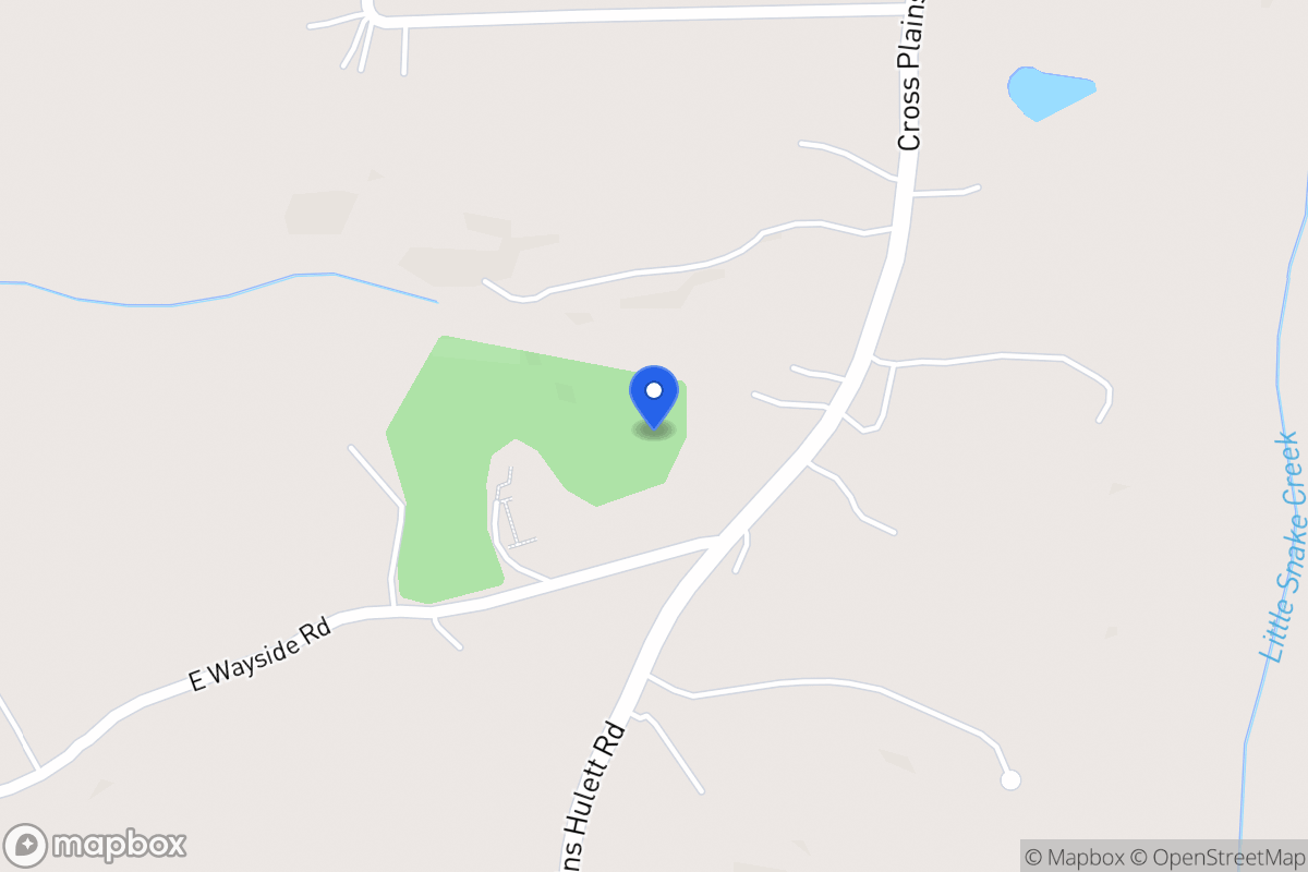 Map of 377 Cross Plains Hulett Rd